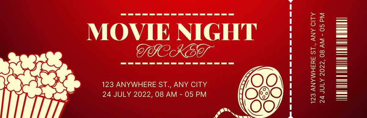 free movie night printables