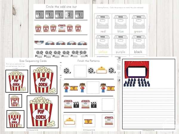 free movie night printables