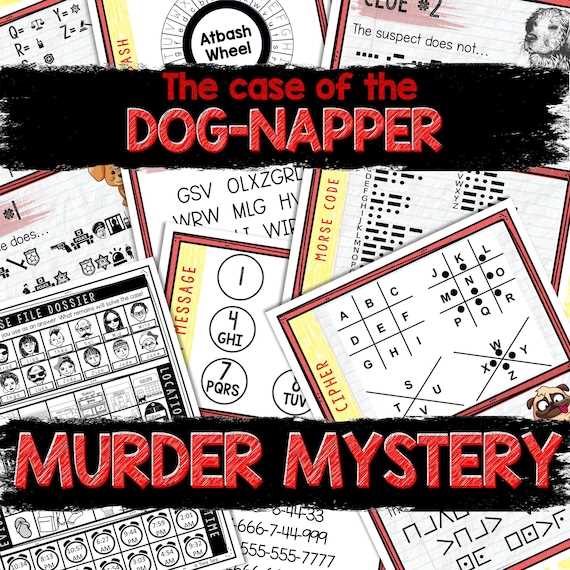 free murder mystery games printable