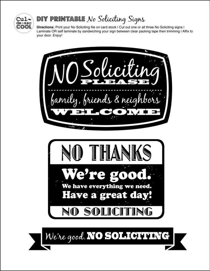 free no soliciting sign printable free no soliciting sign printable