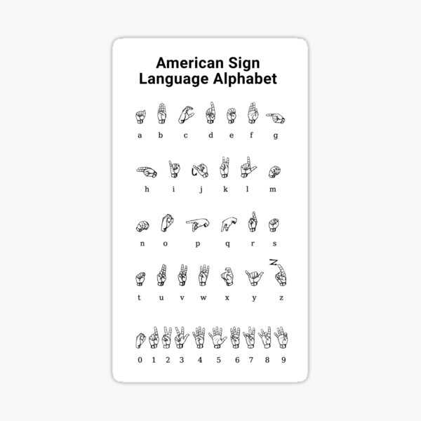 free printable american sign language alphabet free printable american sign language alphabet