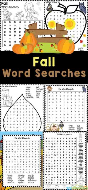 free printable autumn word search free printable autumn word search