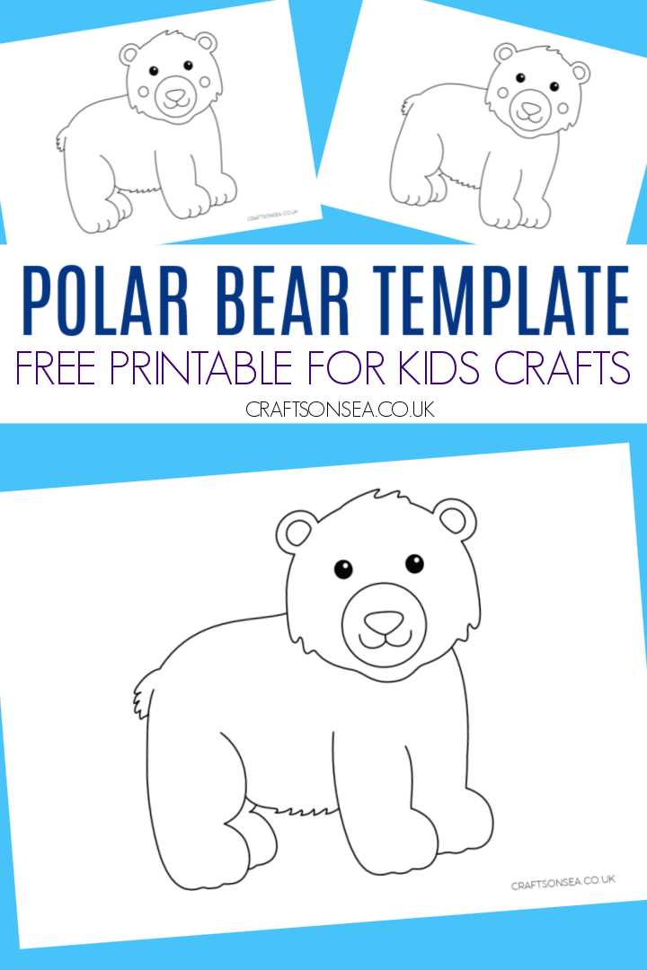 free printable bear template