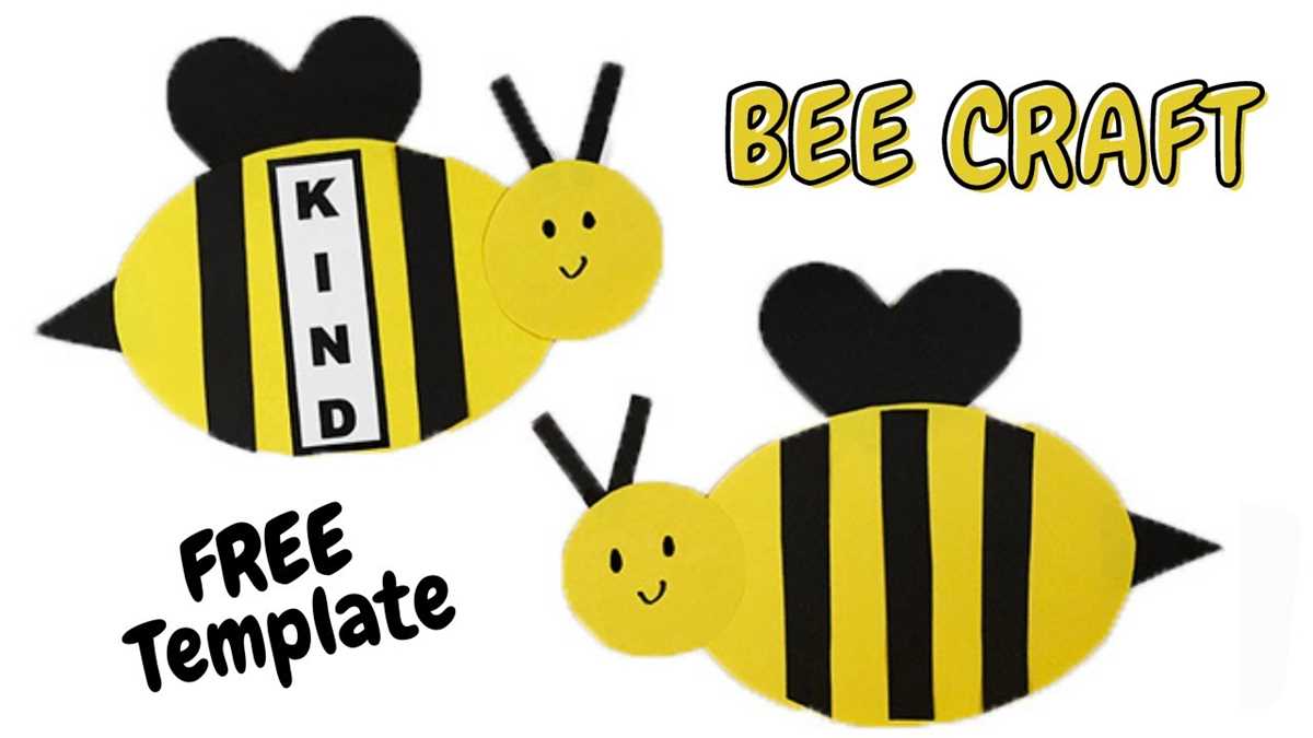 free printable bee free printable bee