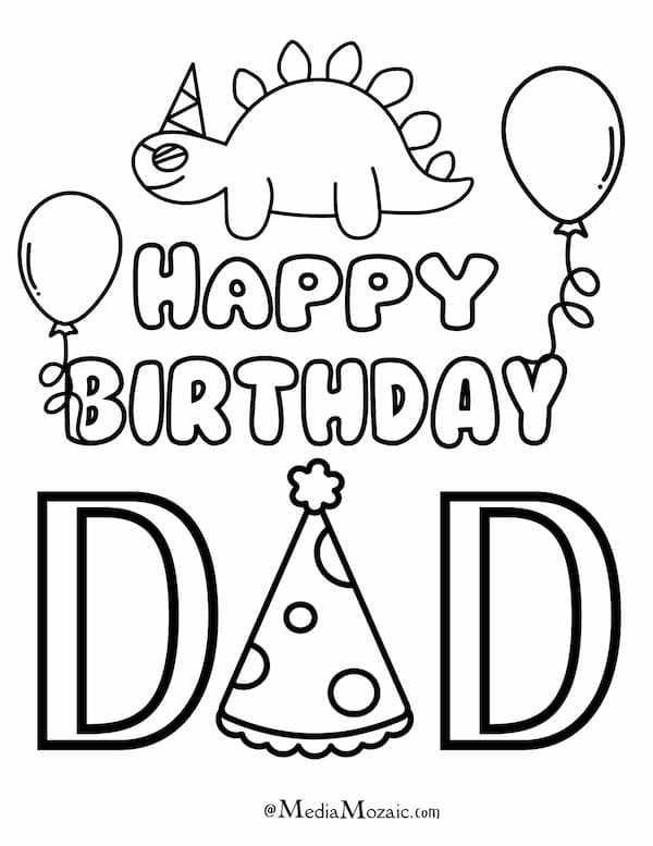 free printable birthday coloring pages free printable birthday coloring pages
