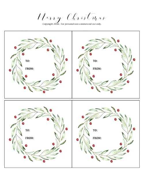 free printable blank gift tags template