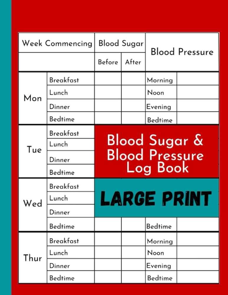 free printable blood glucose log sheet
