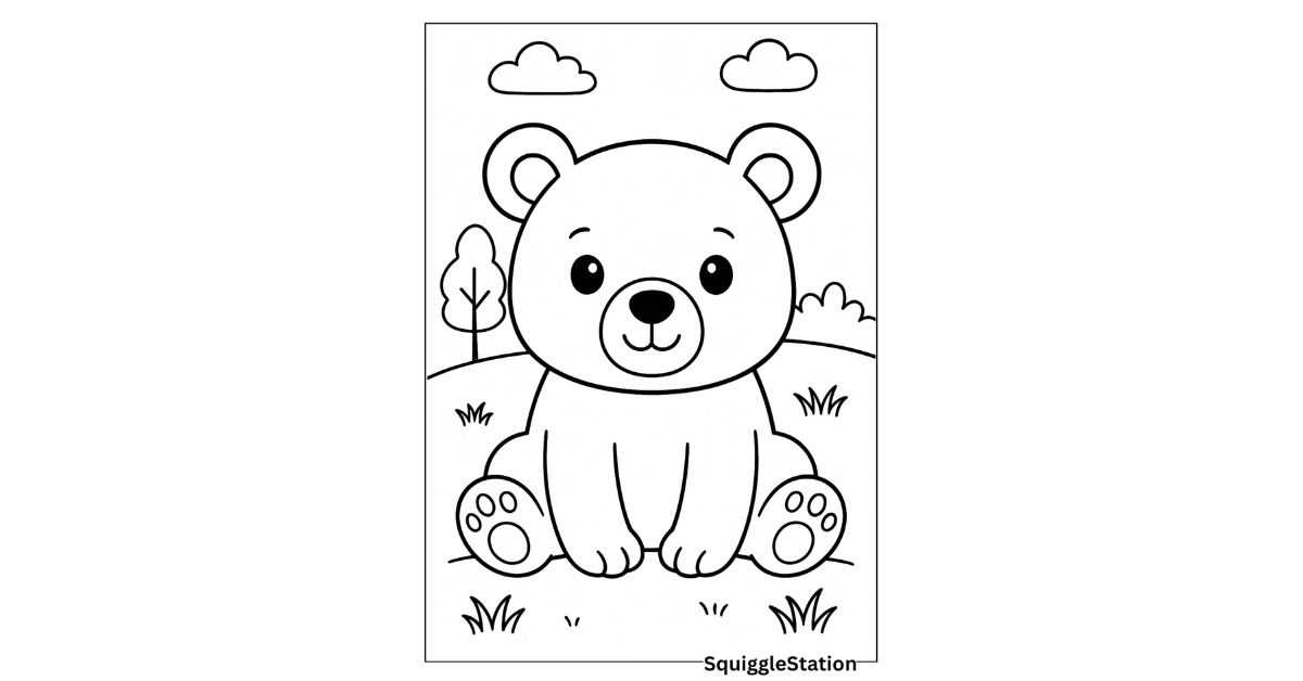 free printable coloring pages of teddy bears