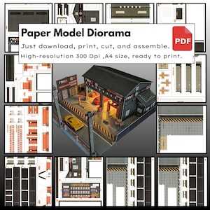 free printable diorama backgrounds