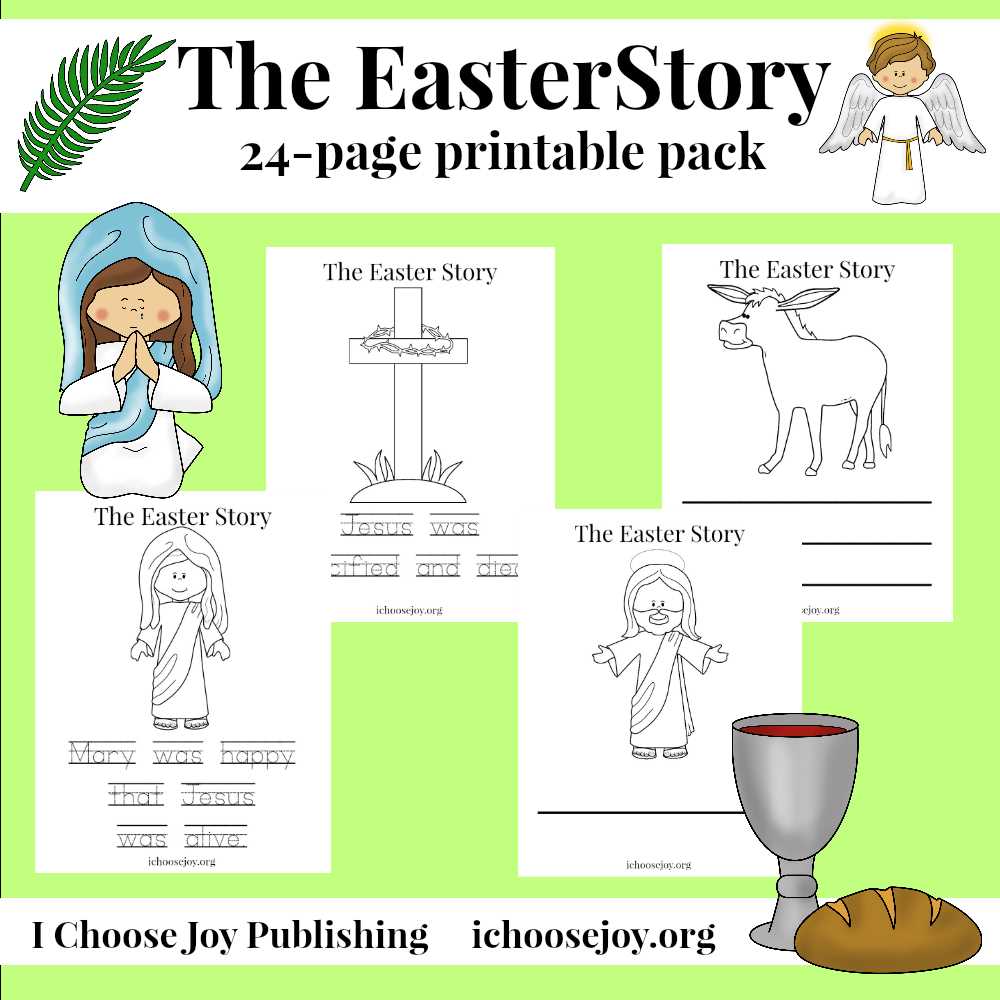 free printable easter story printables free printable easter story printables