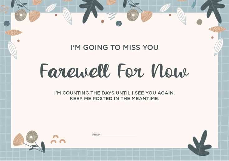 free printable farewell cards for coworkers
