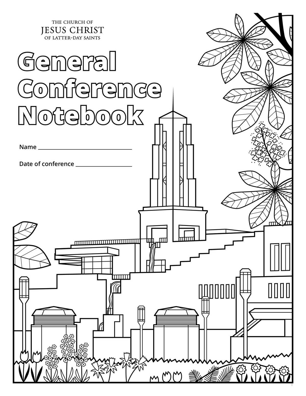 free printable general conference coloring pages