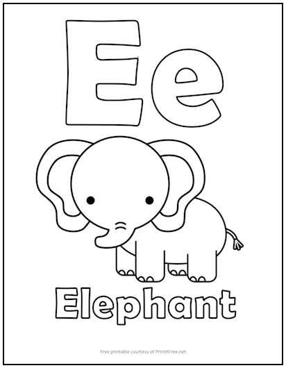 free printable letter e free printable letter e