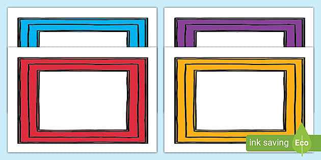 free printable picture frame templates