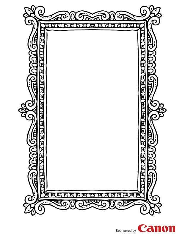 free printable picture frames free printable picture frames