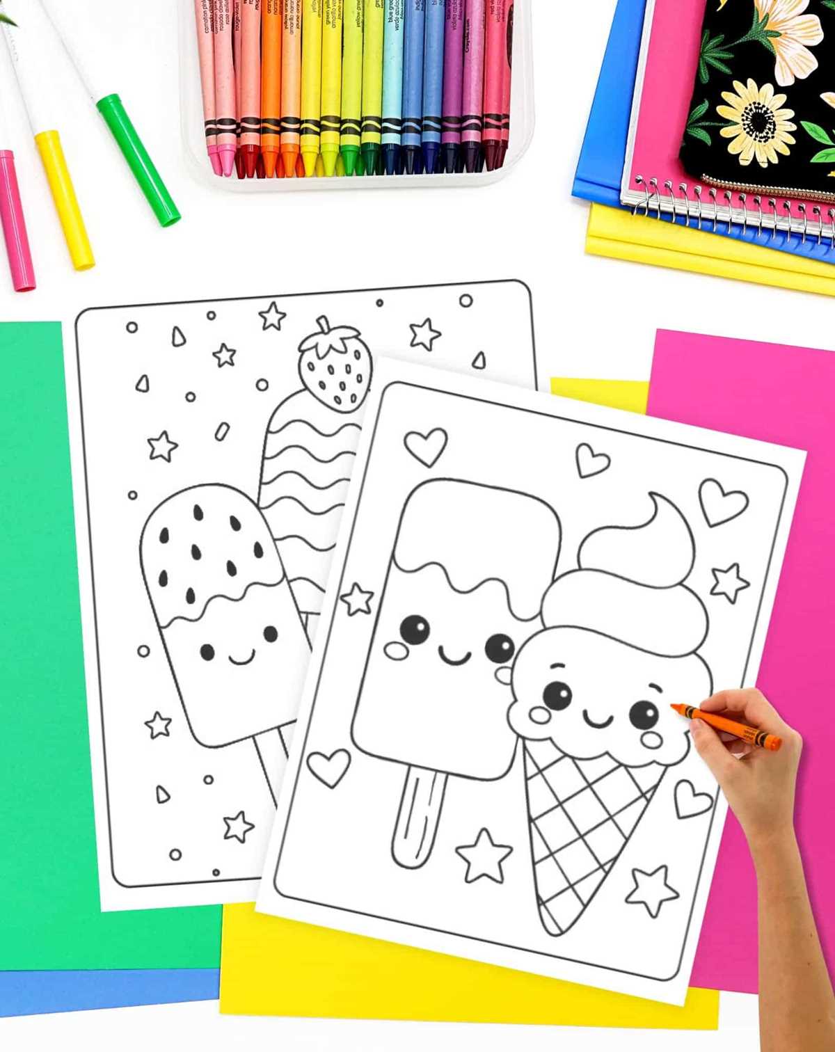free printable popsicle coloring pages free printable popsicle coloring pages