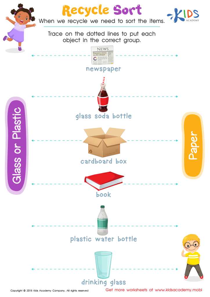 free printable recycling sort free printable recycling sort