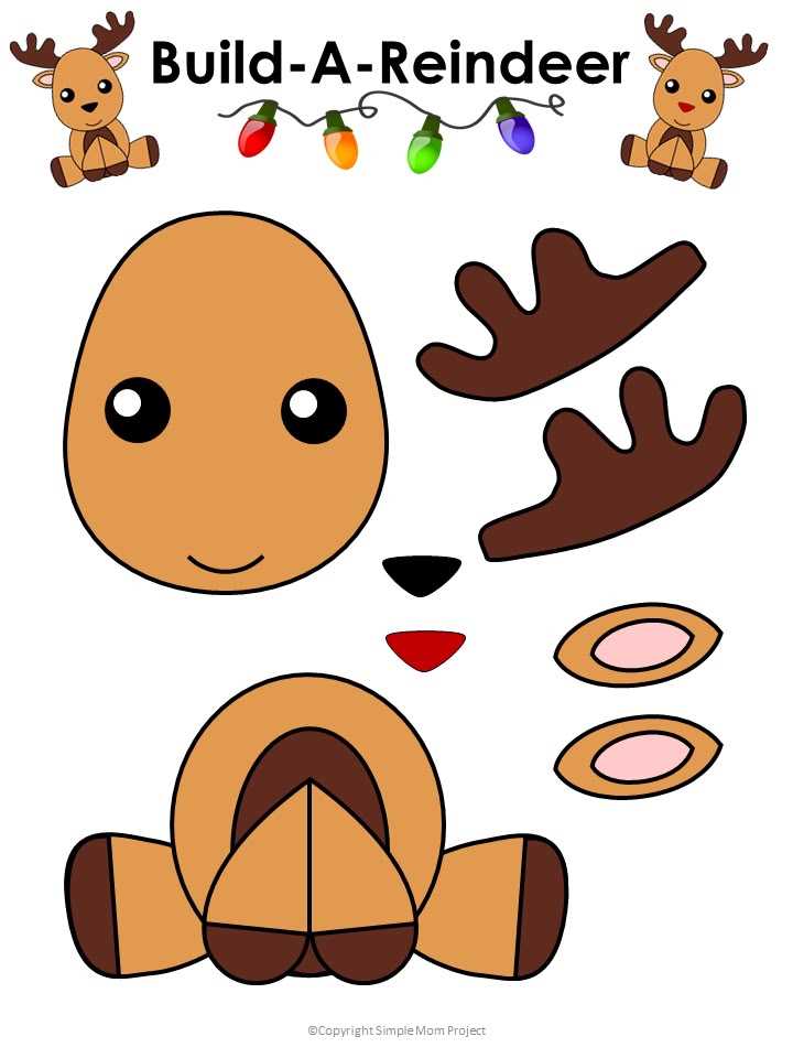free printable reindeer stencils