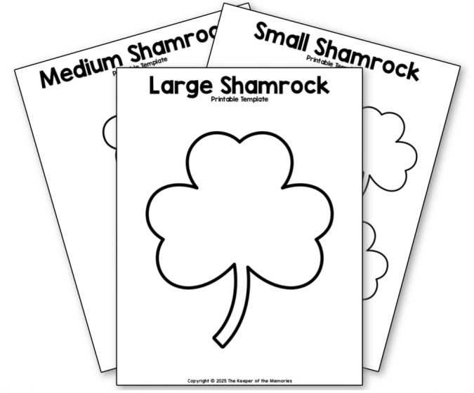 free printable shamrock images free printable shamrock images