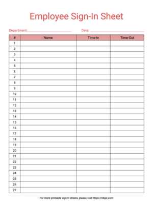 free printable sign in sheets templates free printable sign in sheets templates