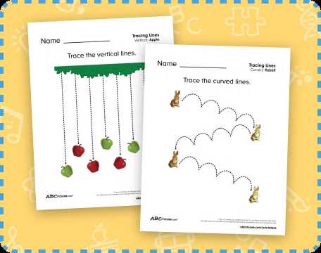 free printable tracing lines worksheets