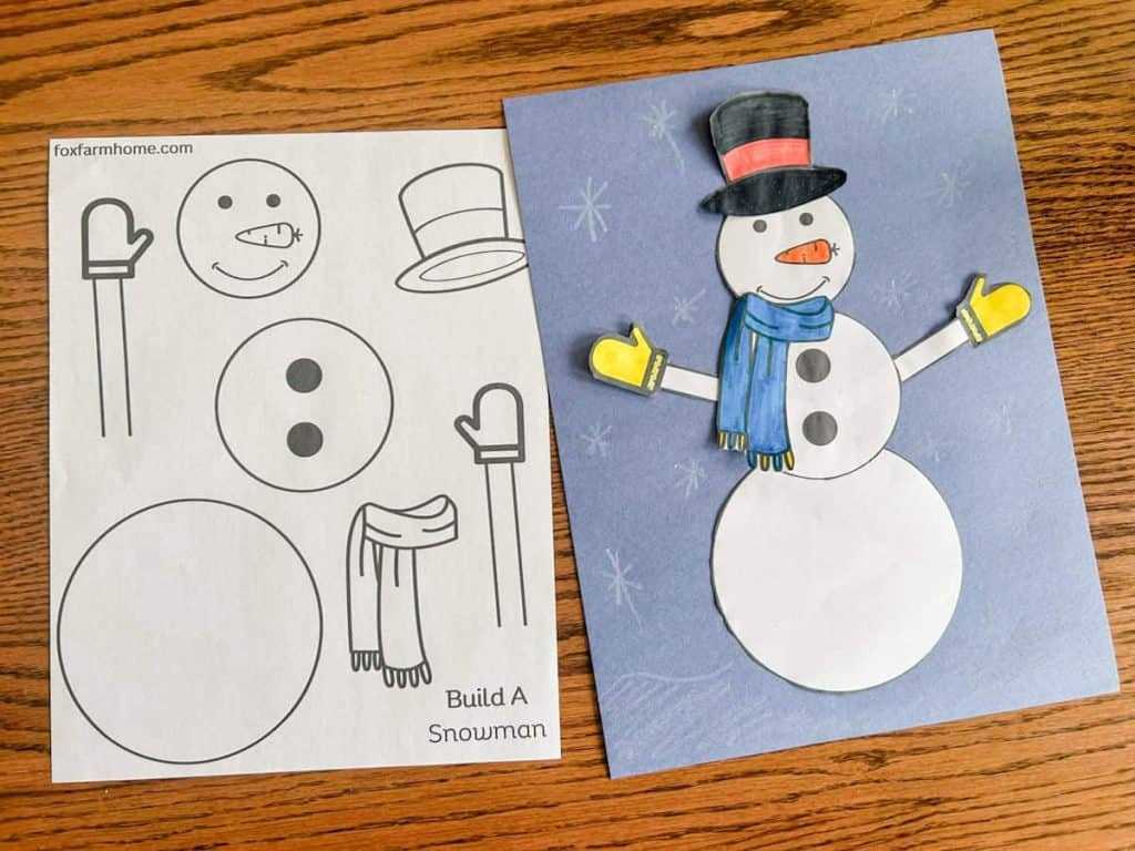 free snowman printable