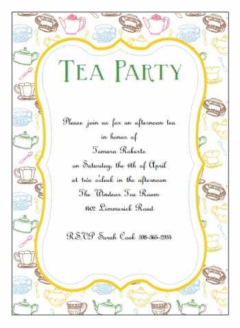 free tea party invitation printables free tea party invitation printables