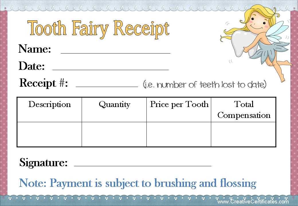 free tooth fairy printables free tooth fairy printables