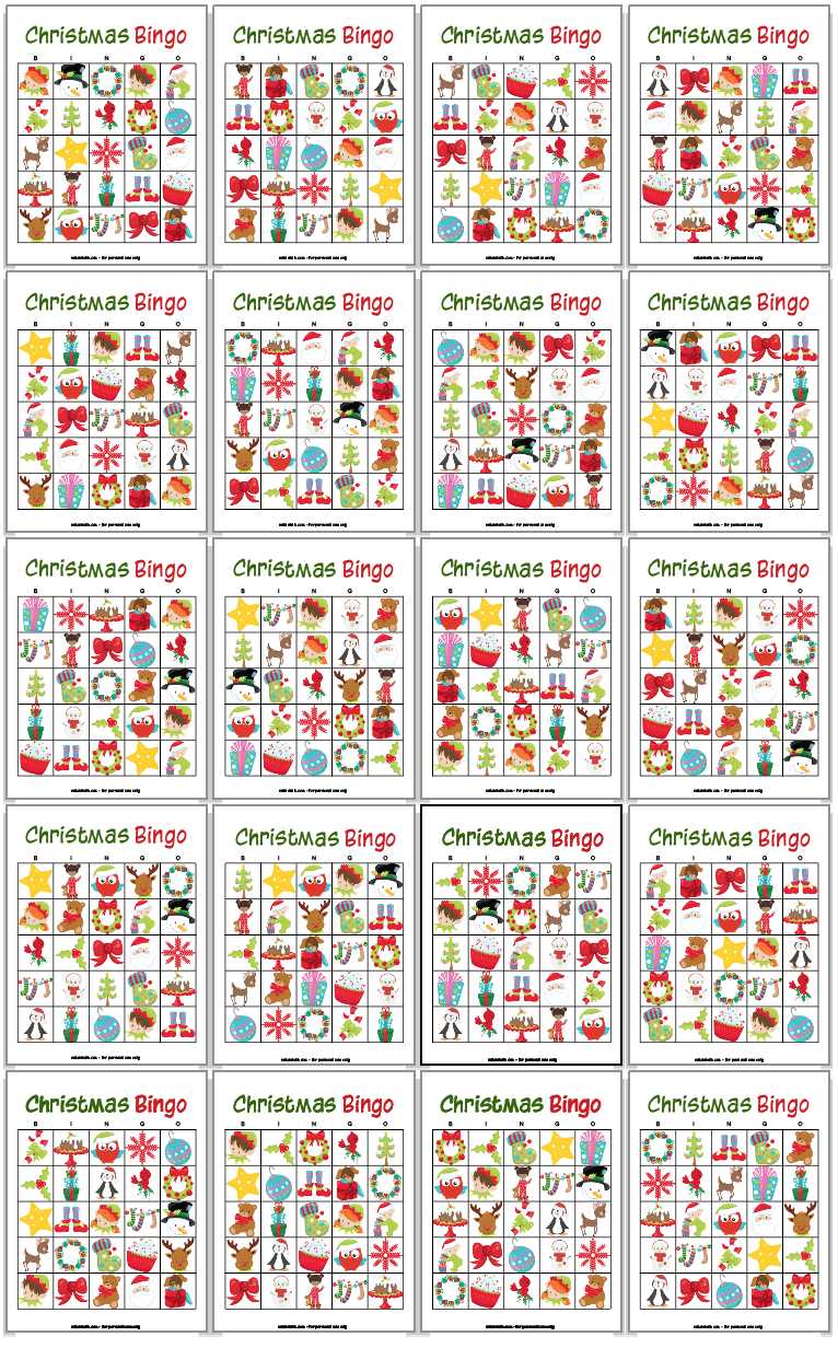 free xmas bingo printables free xmas bingo printables