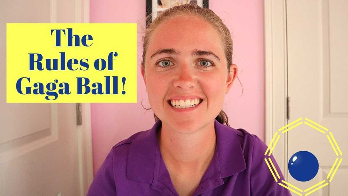 gaga ball rules printable