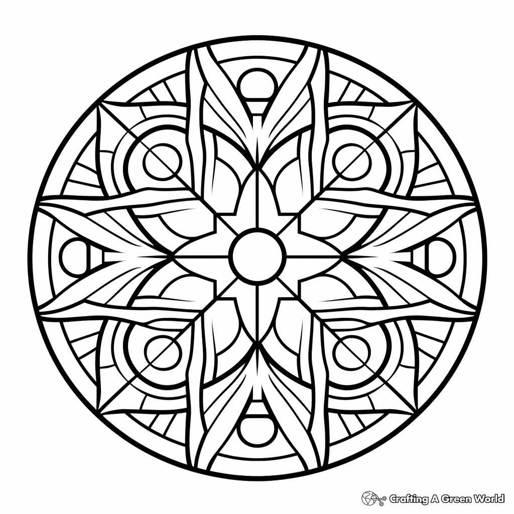 geometric coloring pages printable free