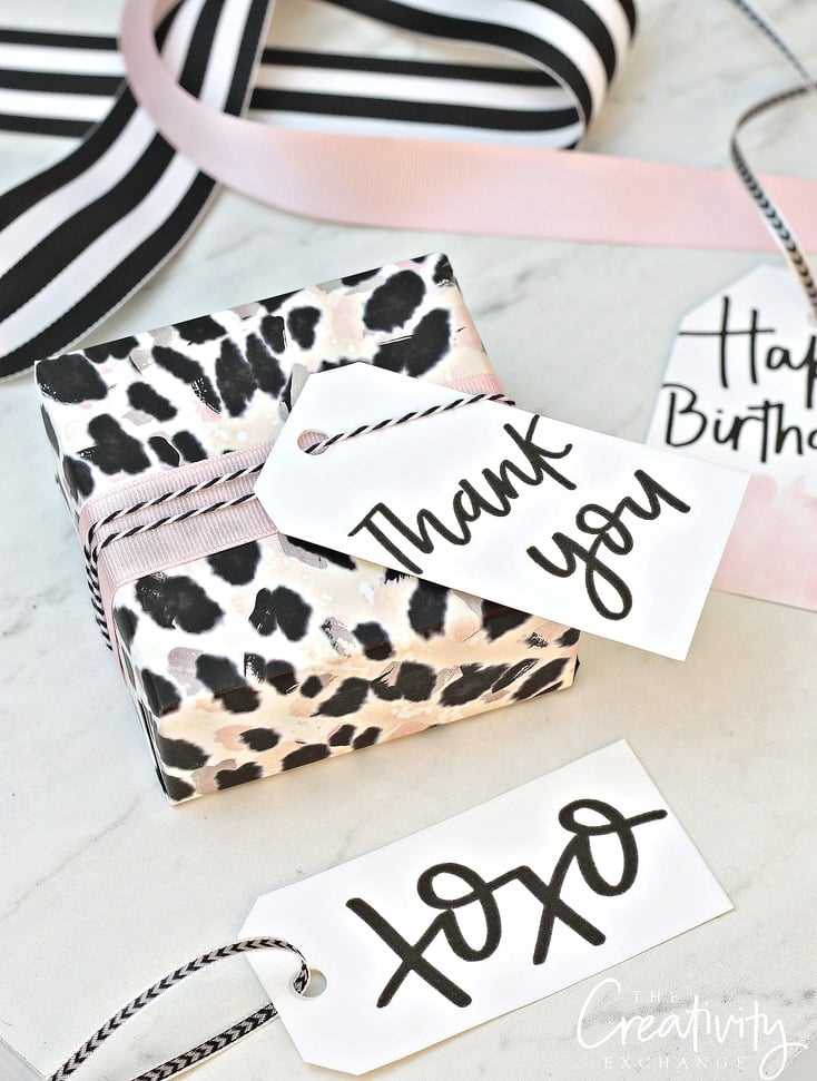 gift wrap printable