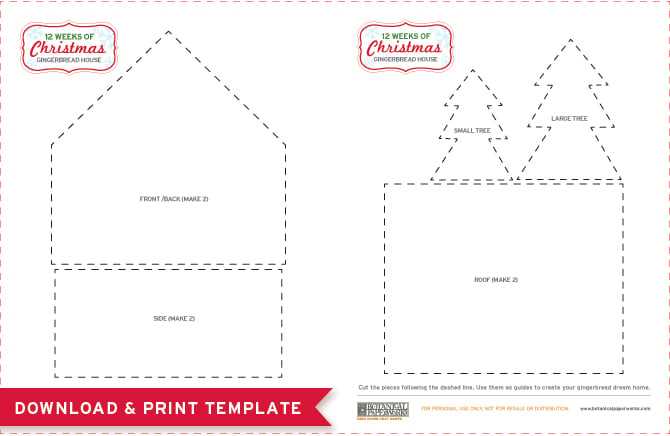 gingerbread house template printable free gingerbread house template printable free