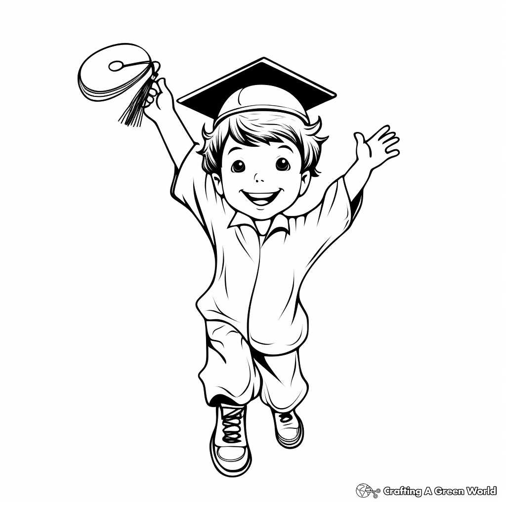 graduation coloring pages printable