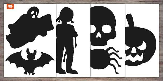 halloween silhouettes free printable halloween silhouettes free printable