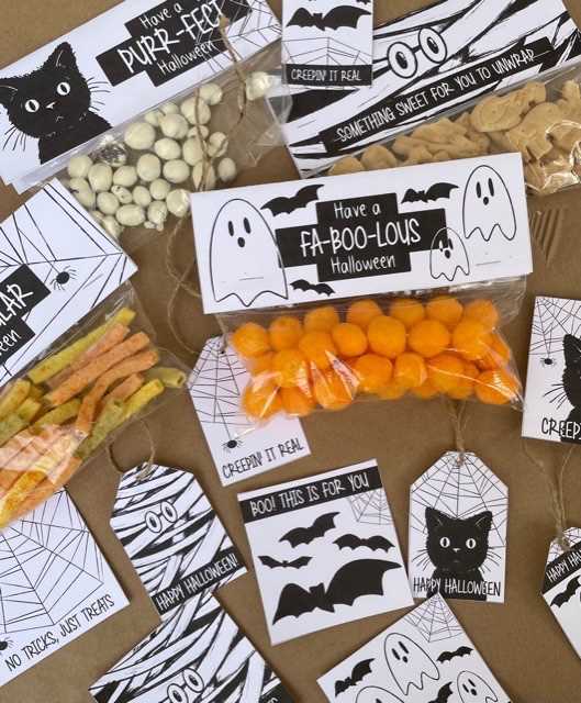 halloween tags printable halloween tags printable