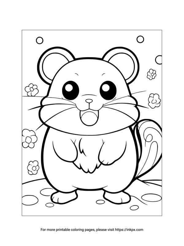hamster coloring pages printable hamster coloring pages printable