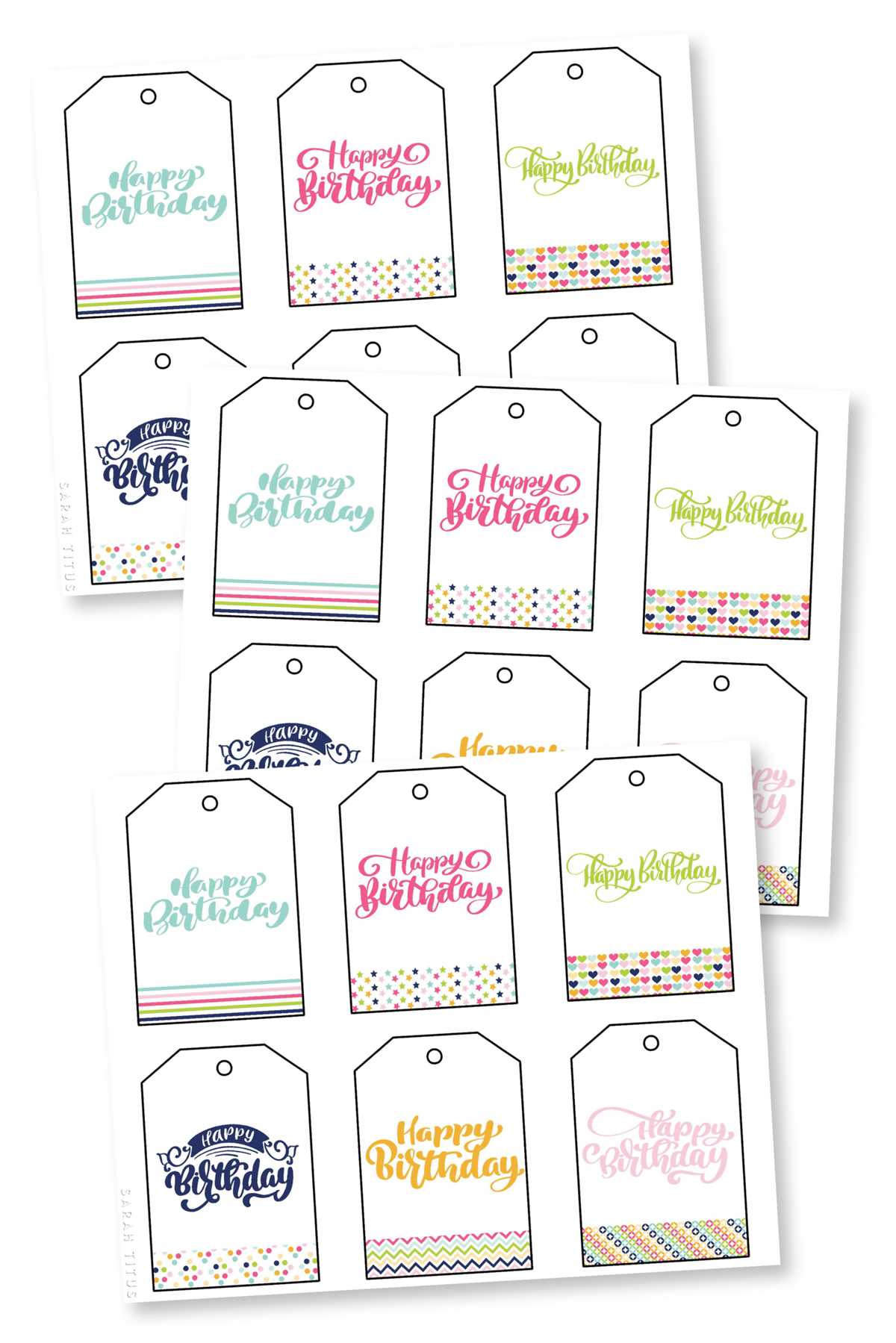 happy birthday tags free printable happy birthday tags free printable