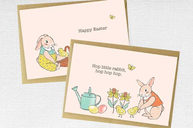 happy easter cards printable