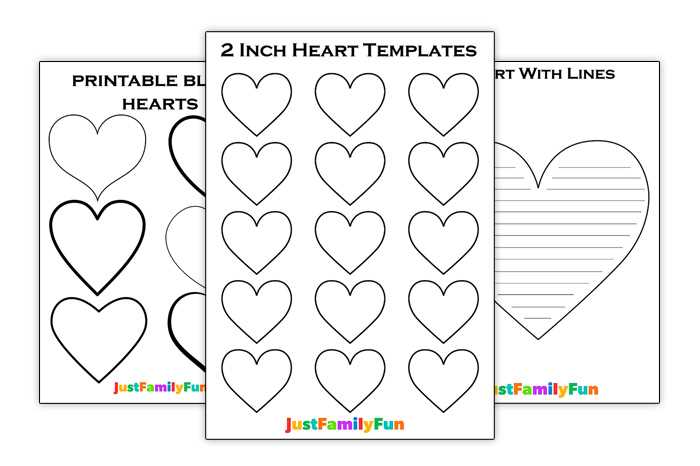 heart shaped printable template heart shaped printable template