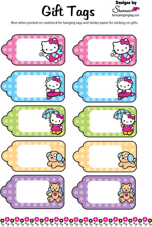hello kitty stickers printable