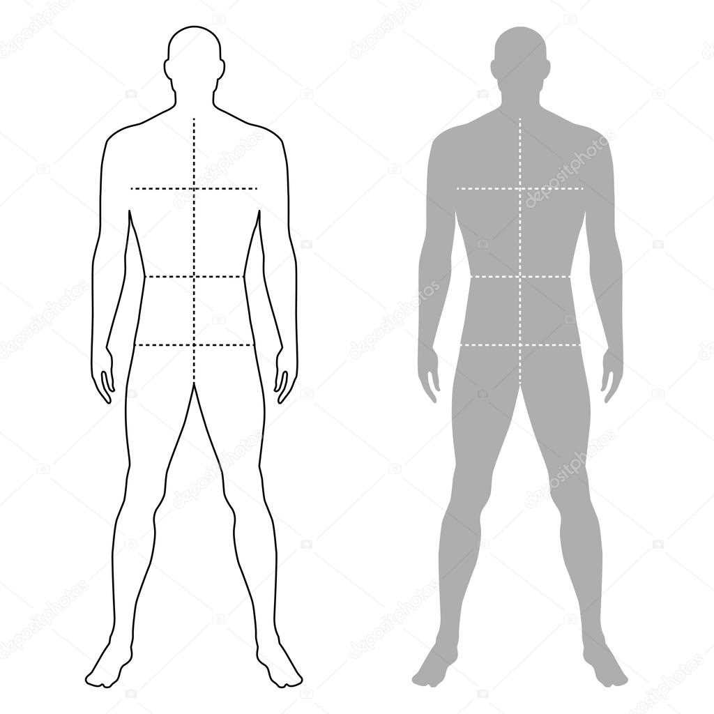 human body outline printable human body outline printable