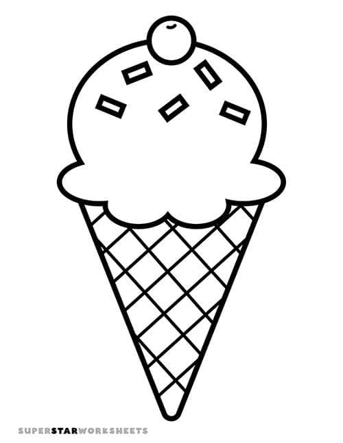ice cream cone template printable ice cream cone template printable