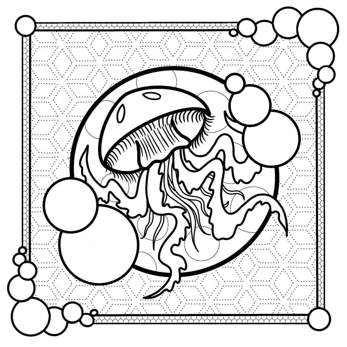 jellyfish coloring pages printable jellyfish coloring pages printable