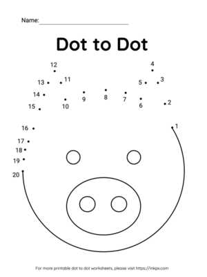 kindergarten dot to dot printables kindergarten dot to dot printables