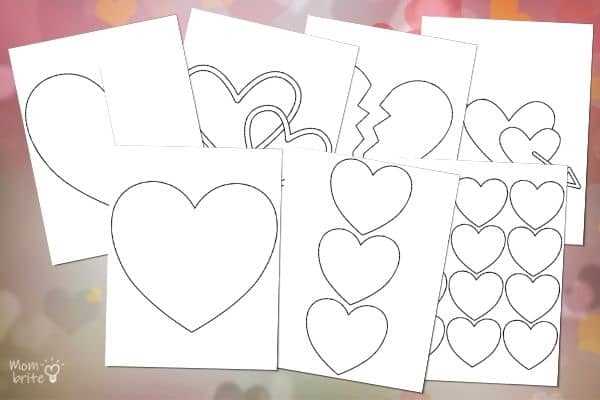 large printable heart large printable heart