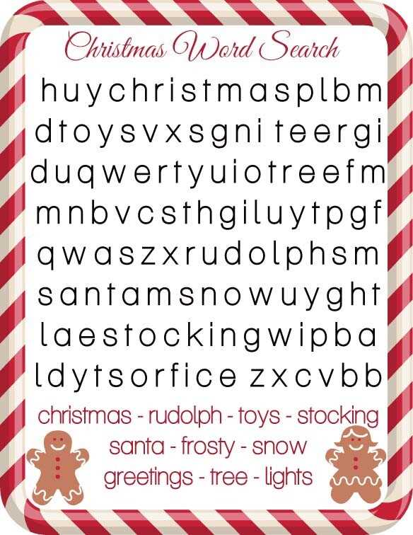 large word search printable