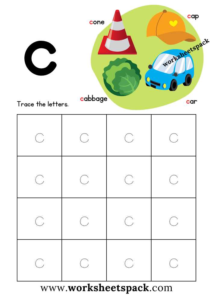 letter c printable worksheets