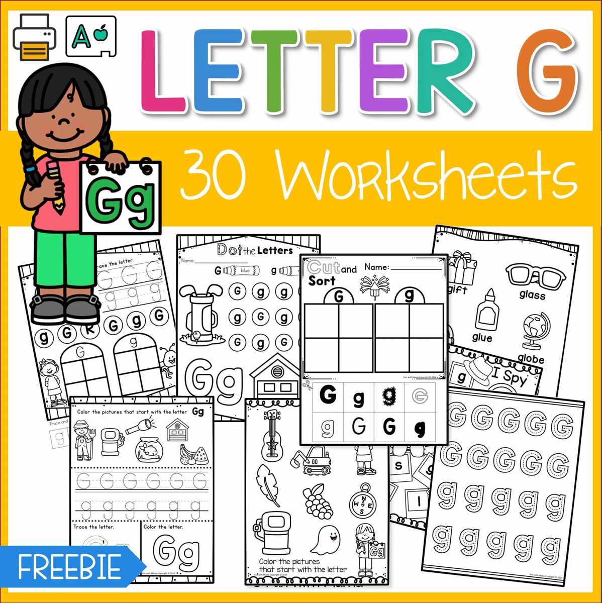 letter g printable