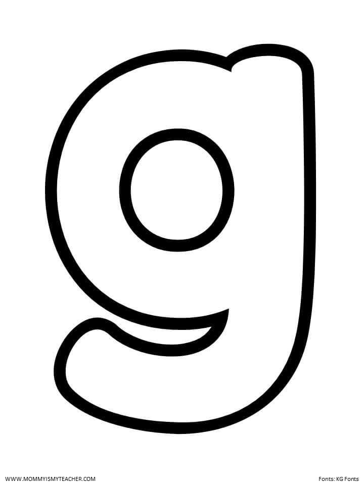 letter g printable